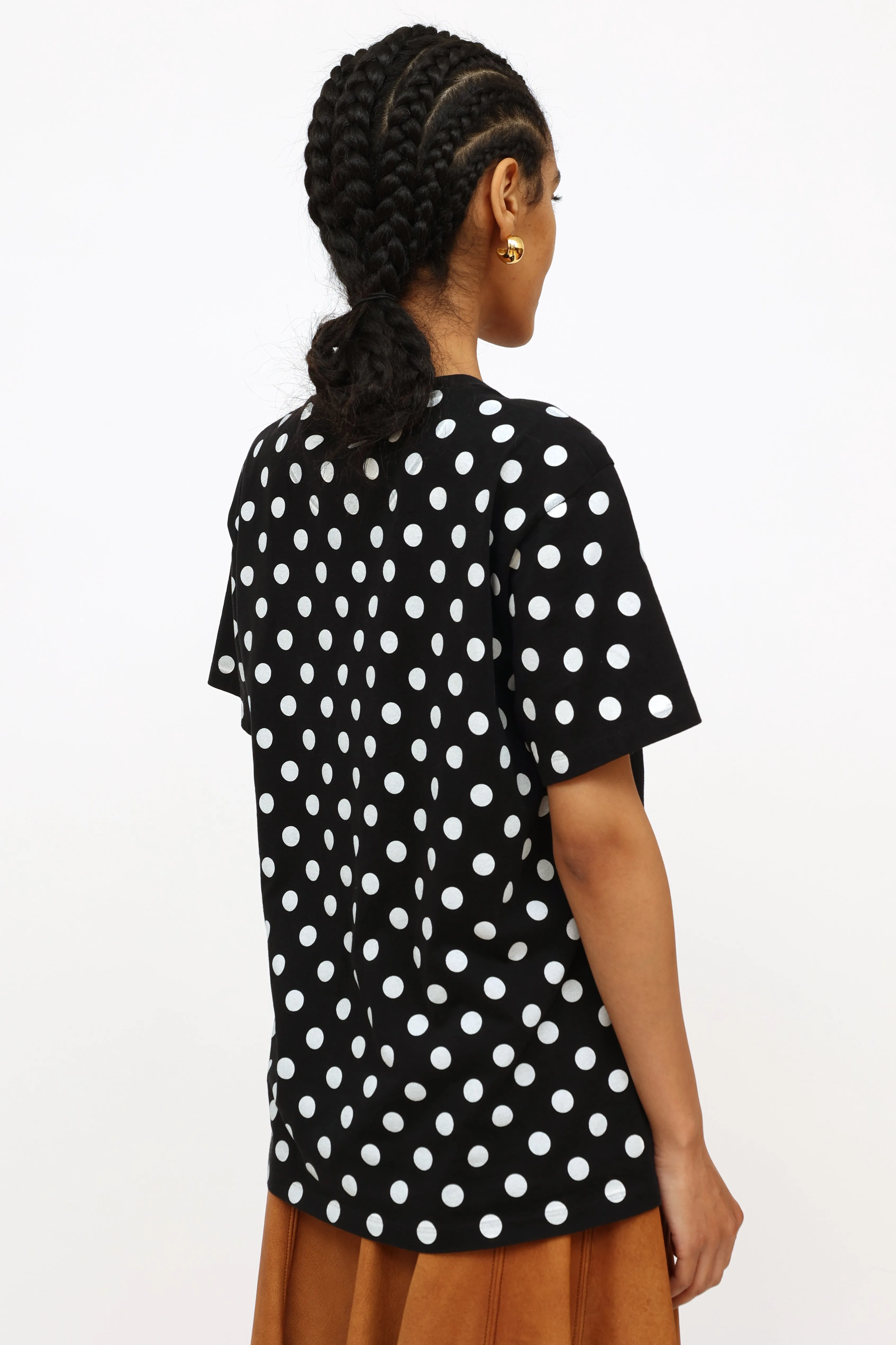 Black & White Polka Dot Top