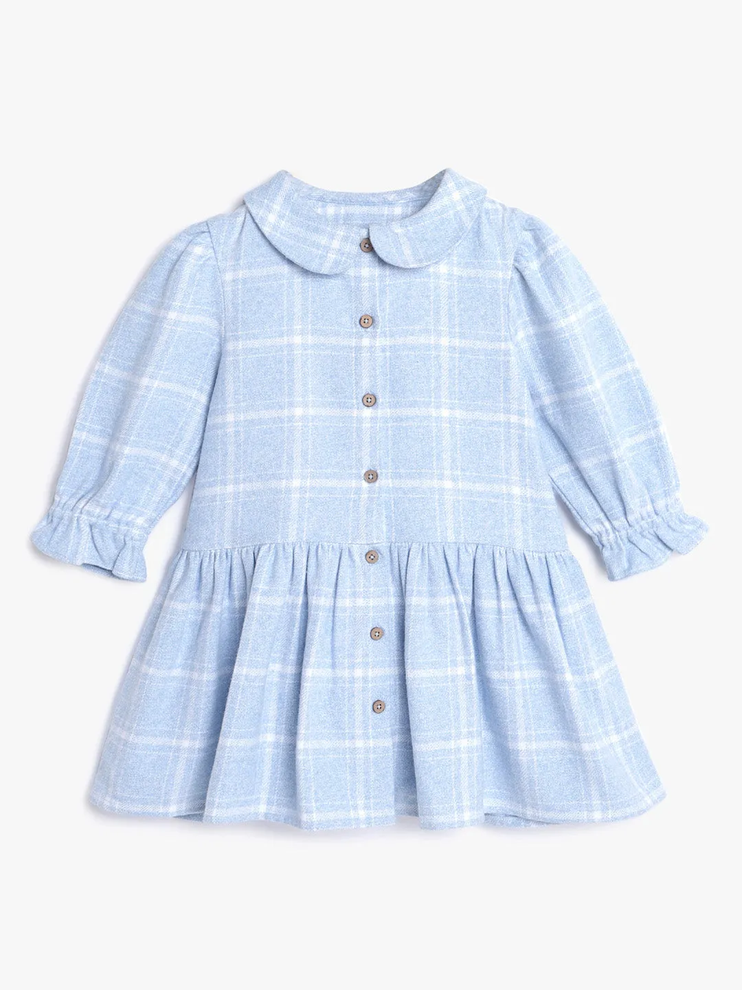 Blue Candy Wrapper Sleeves Dress