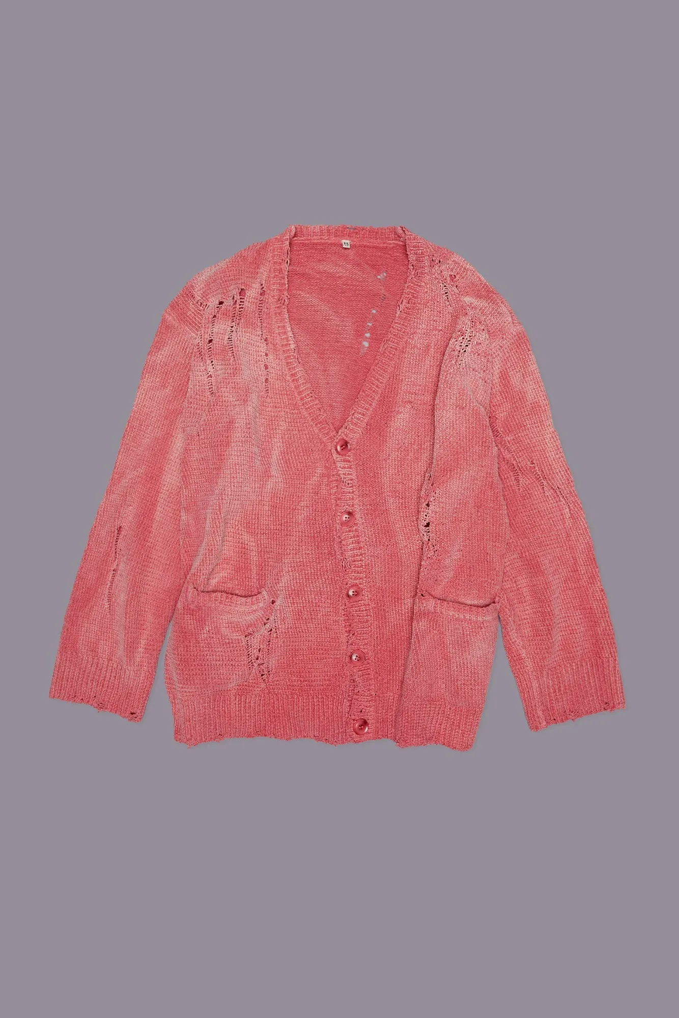 BOYFRIEND CARDIGAN - PINK