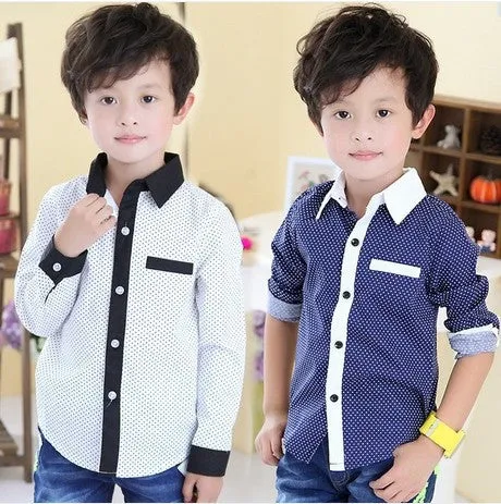 Boy's Polka Dot Shirts