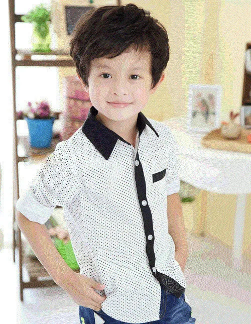 Boy's Polka Dot Shirts