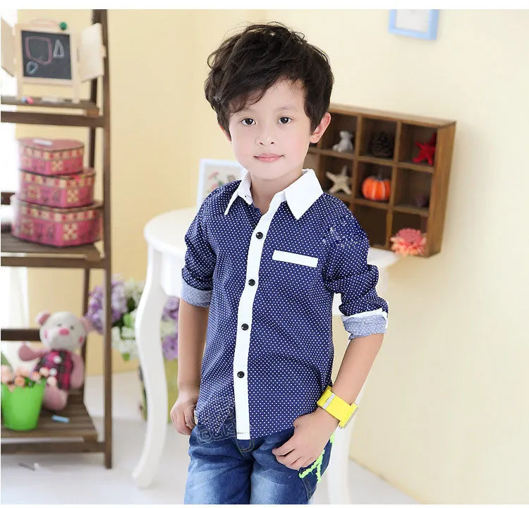 Boy's Polka Dot Shirts