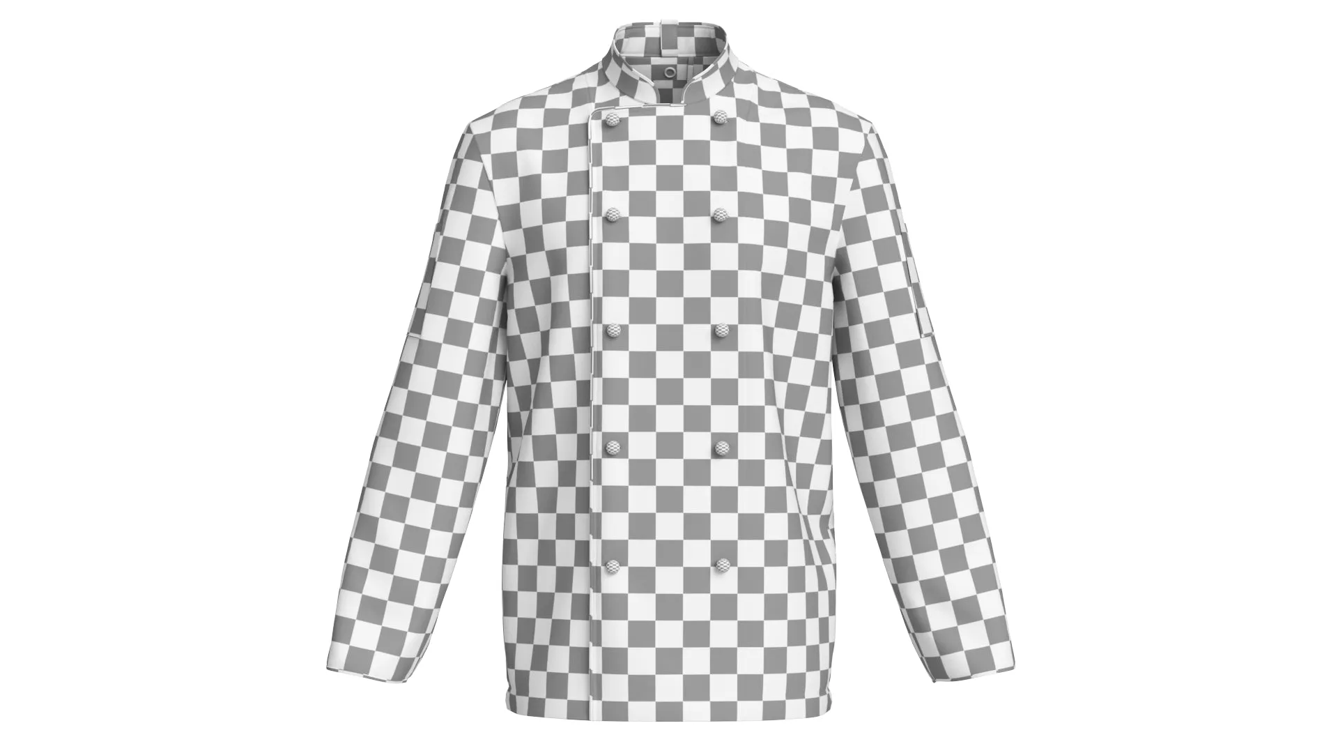 Chef Jacket Collection 3D Model