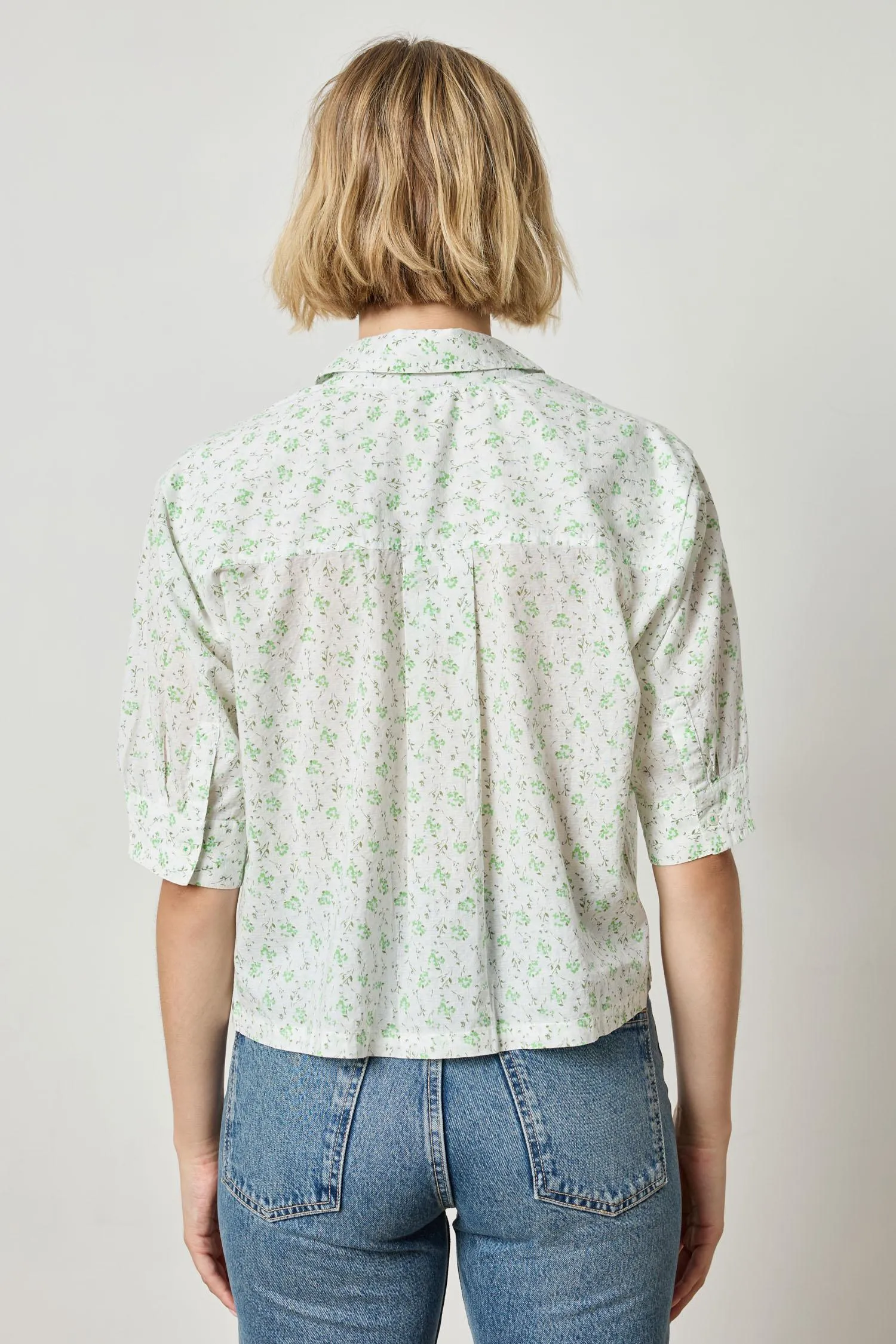 Easy Sleeve Button Down - Julep Print