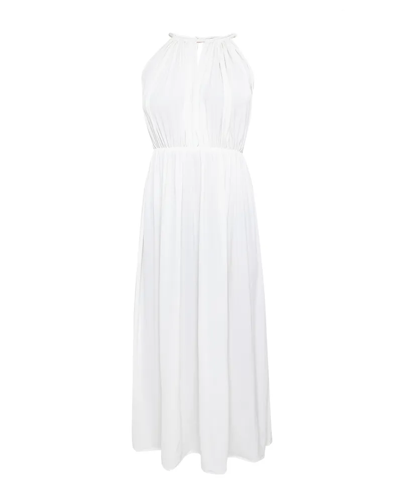 Guistina Halter Neckline Jersey Maxi Dress
