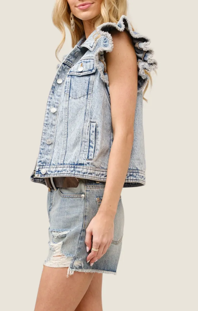 Holly Light Wash Denim Jacket