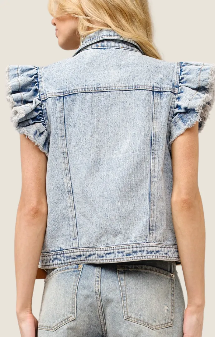 Holly Light Wash Denim Jacket