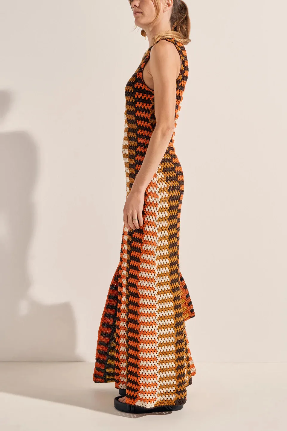 Ilio Nema Phoebus Crochet Maxi Dress