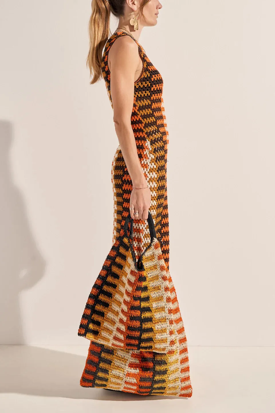 Ilio Nema Phoebus Crochet Maxi Dress
