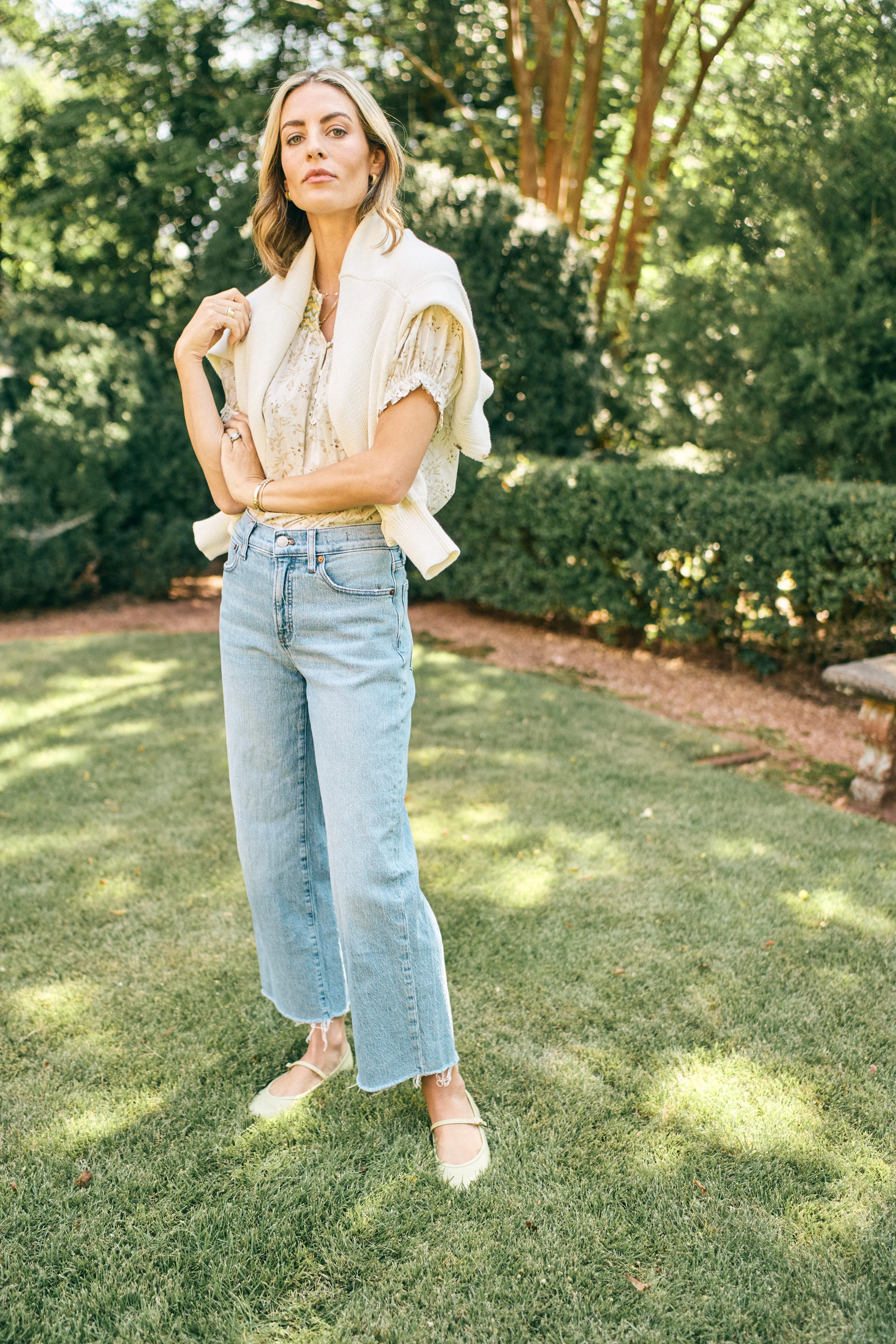 Jen Cardigan in Ivory