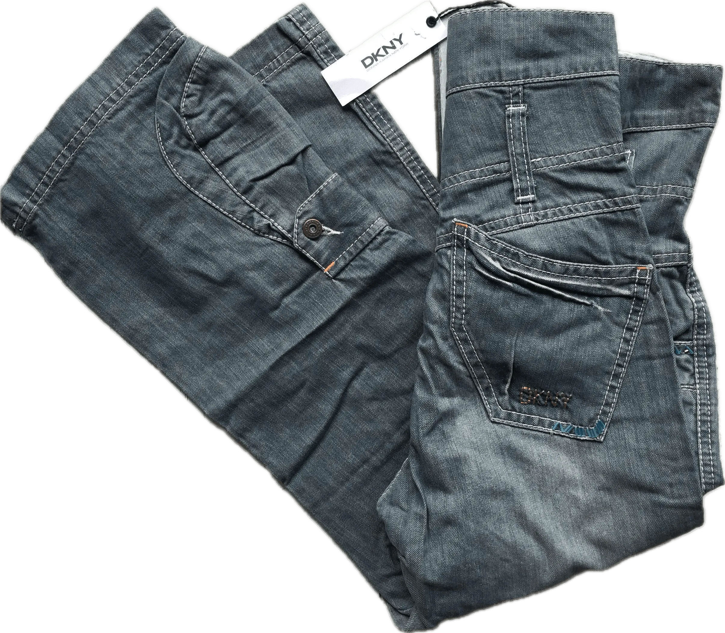 NWT - DKNY High Waist Cropped Girls Jeans -Size 12