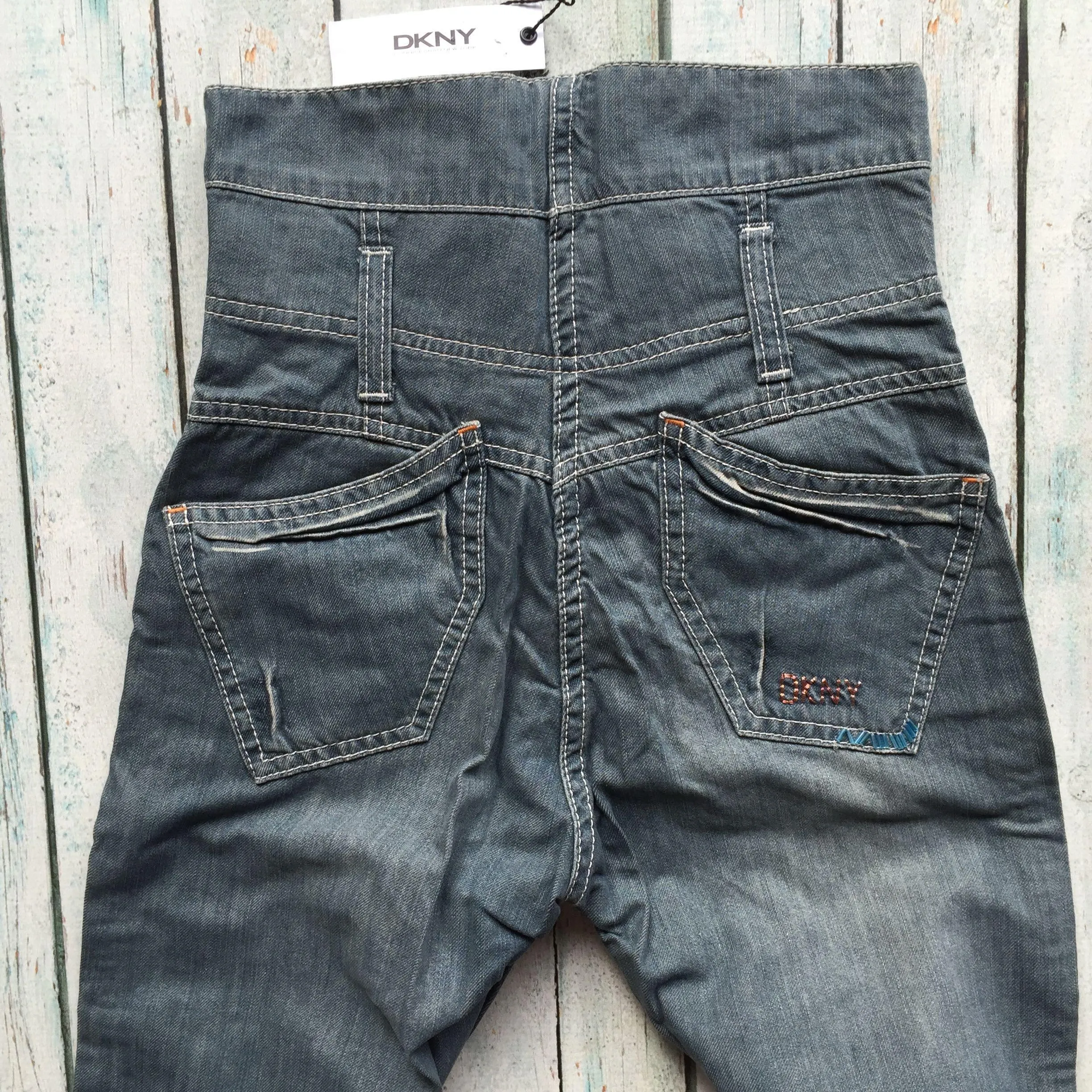 NWT - DKNY High Waist Cropped Girls Jeans -Size 12