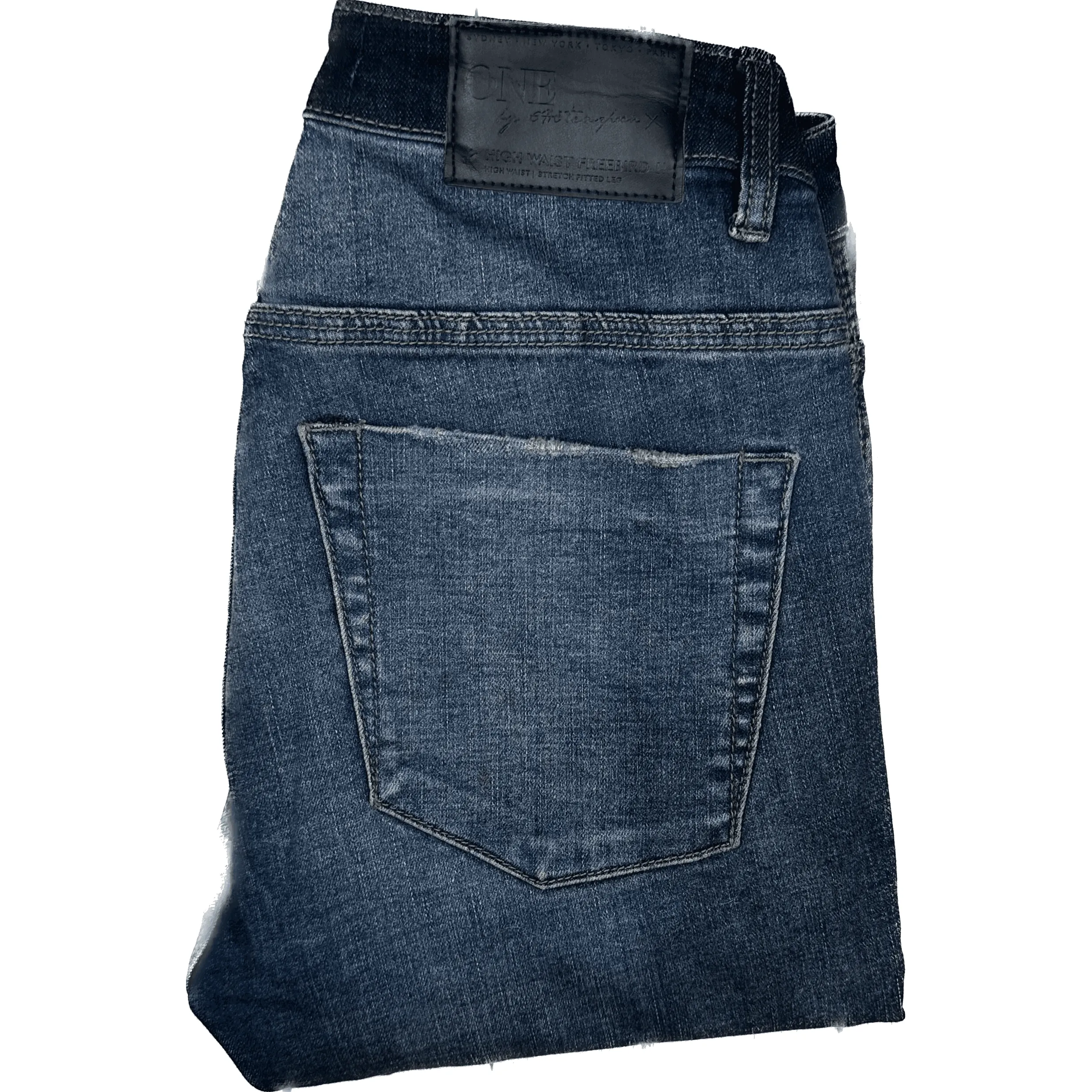One Teaspoon Ladies 'High Waisted Freebird II' Jeans - Size 27