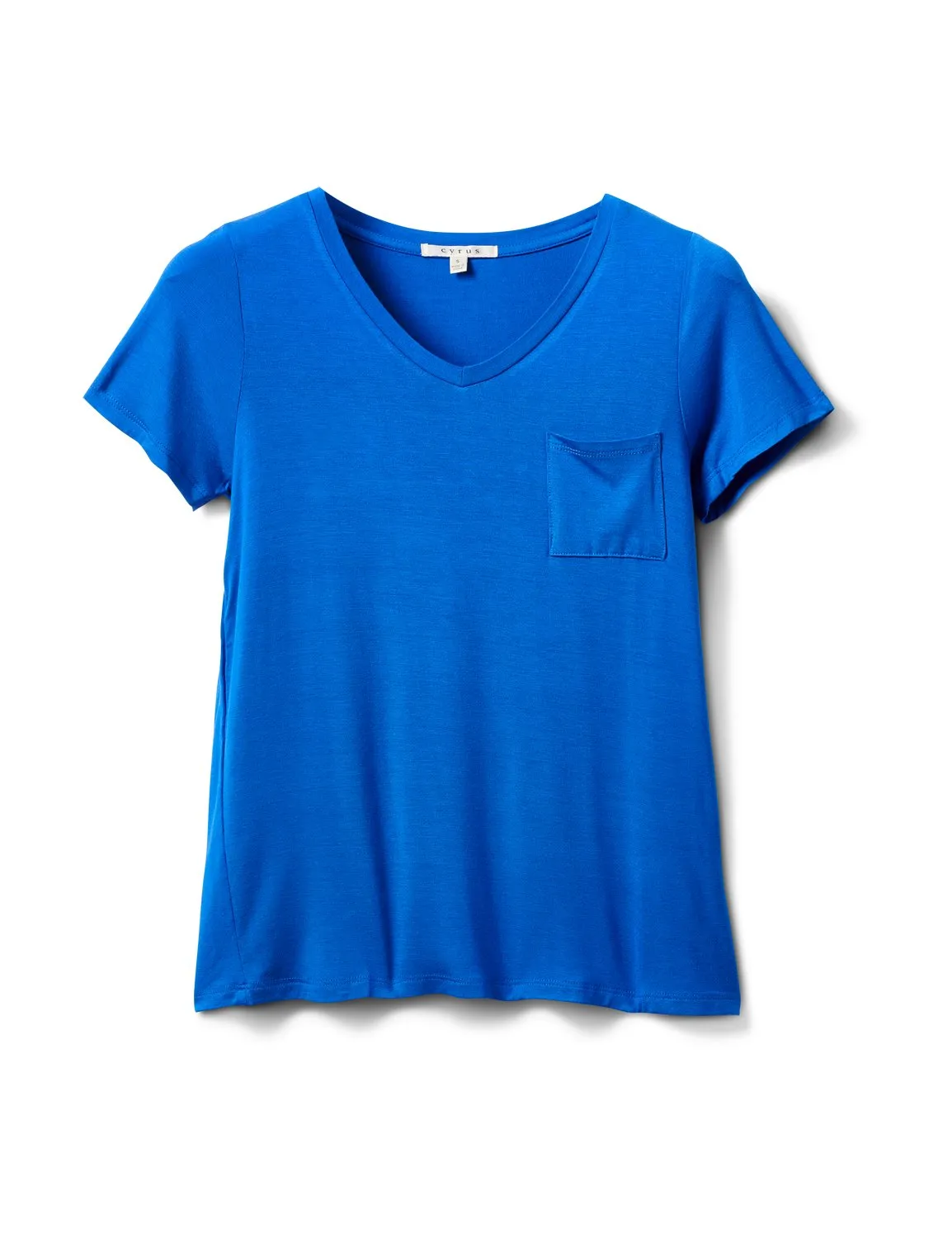 Rayon Span V-Neck Tee