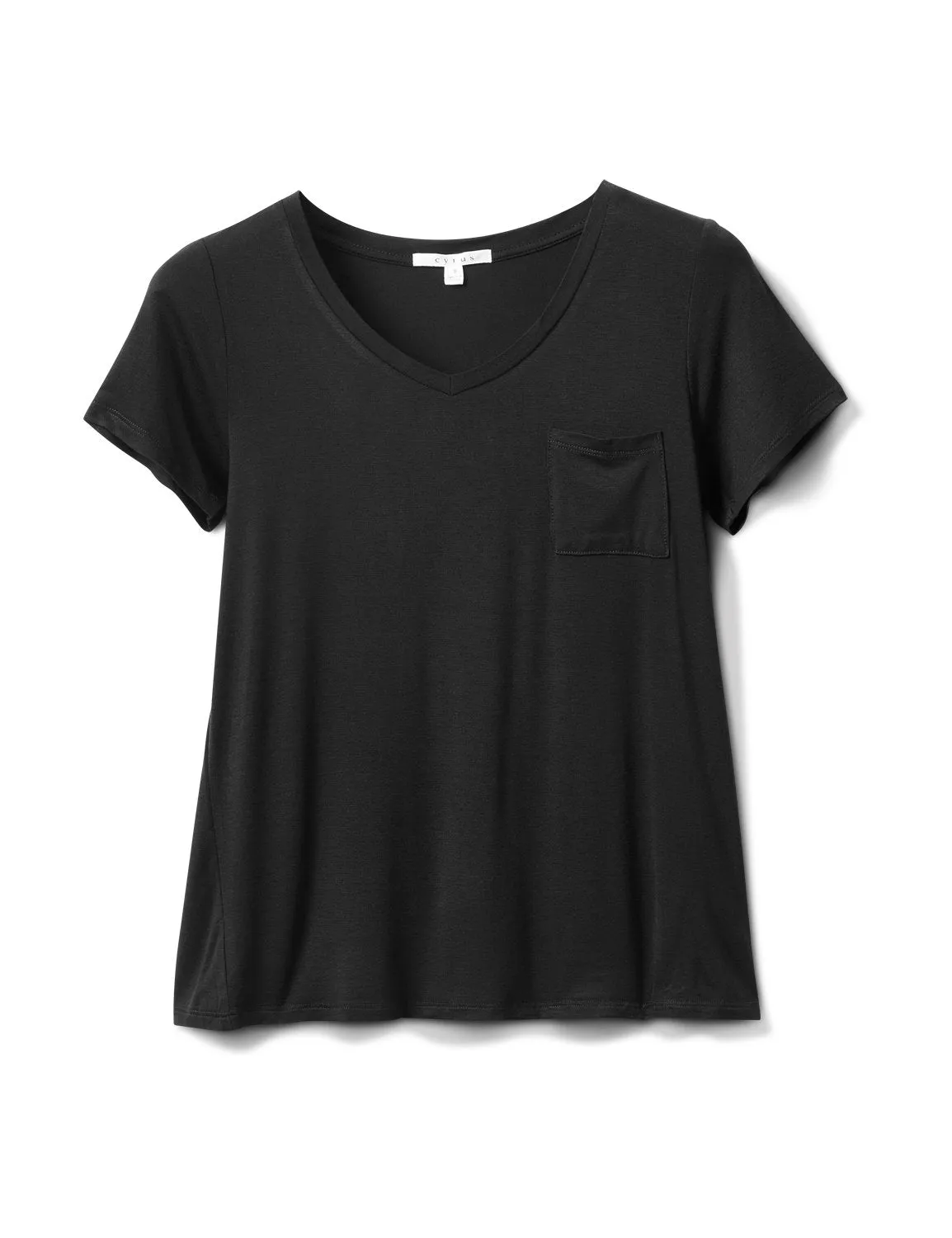 Rayon Span V-Neck Tee