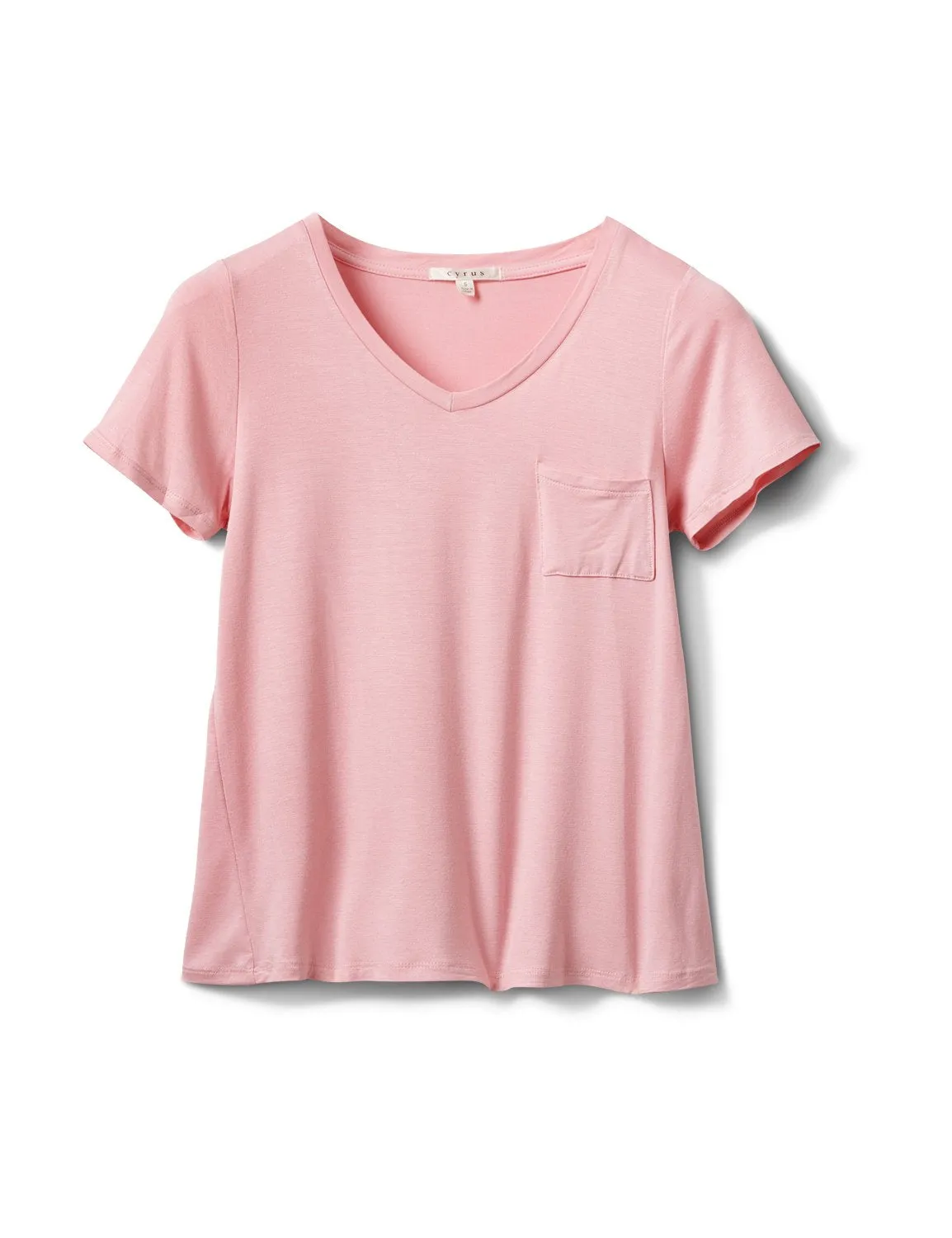 Rayon Span V-Neck Tee
