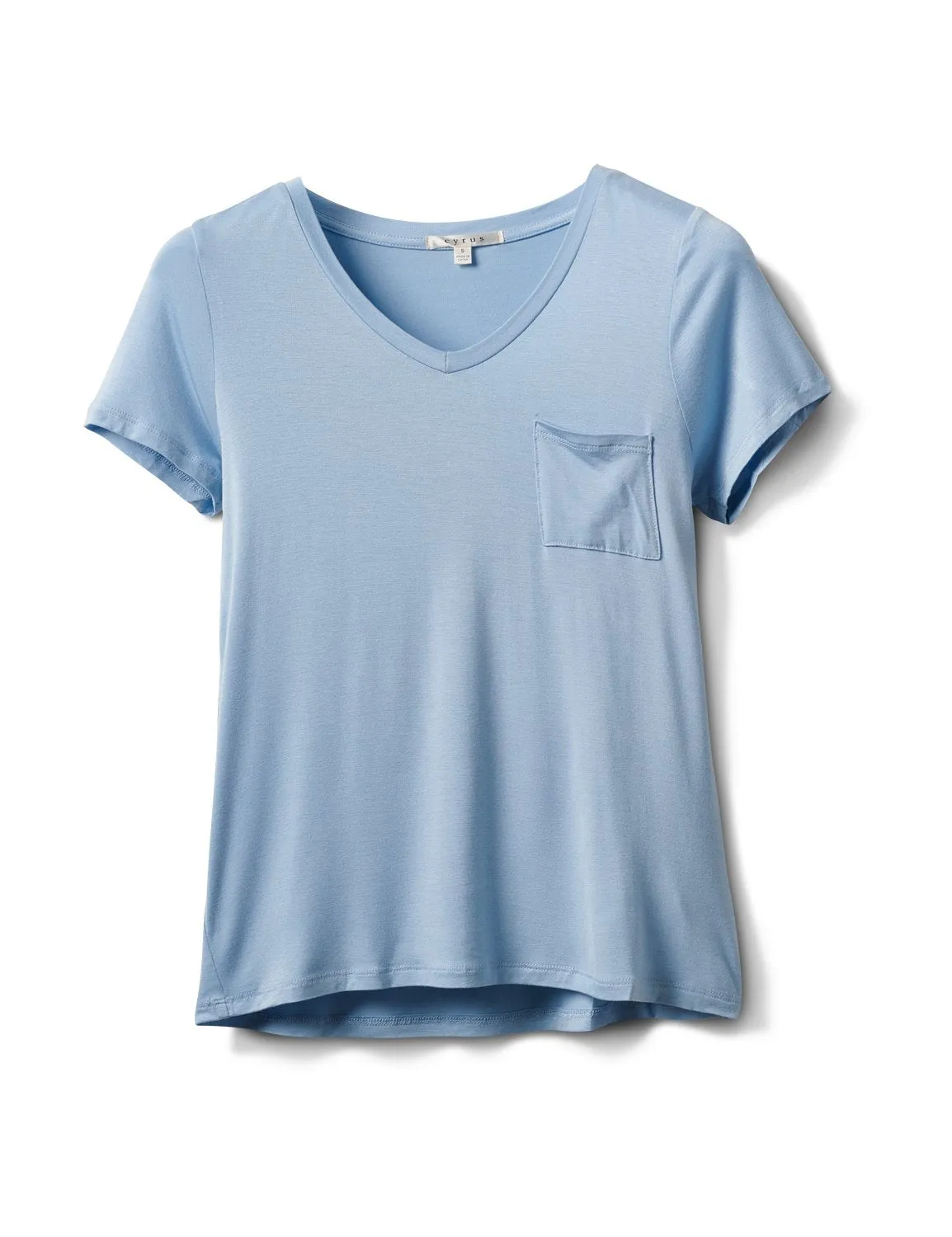 Rayon Span V-Neck Tee
