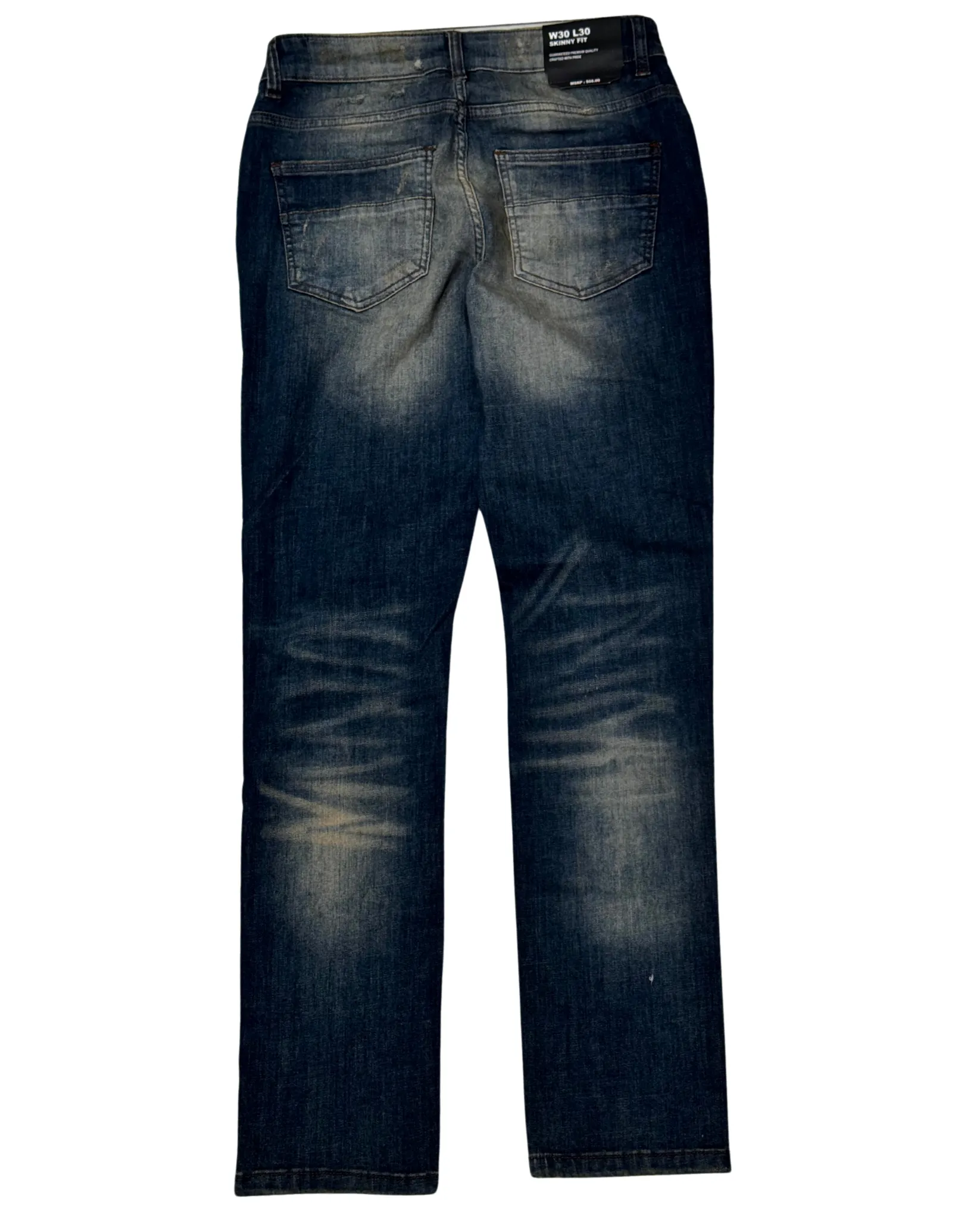 Ripped and Repaired Skinny Jean 80382